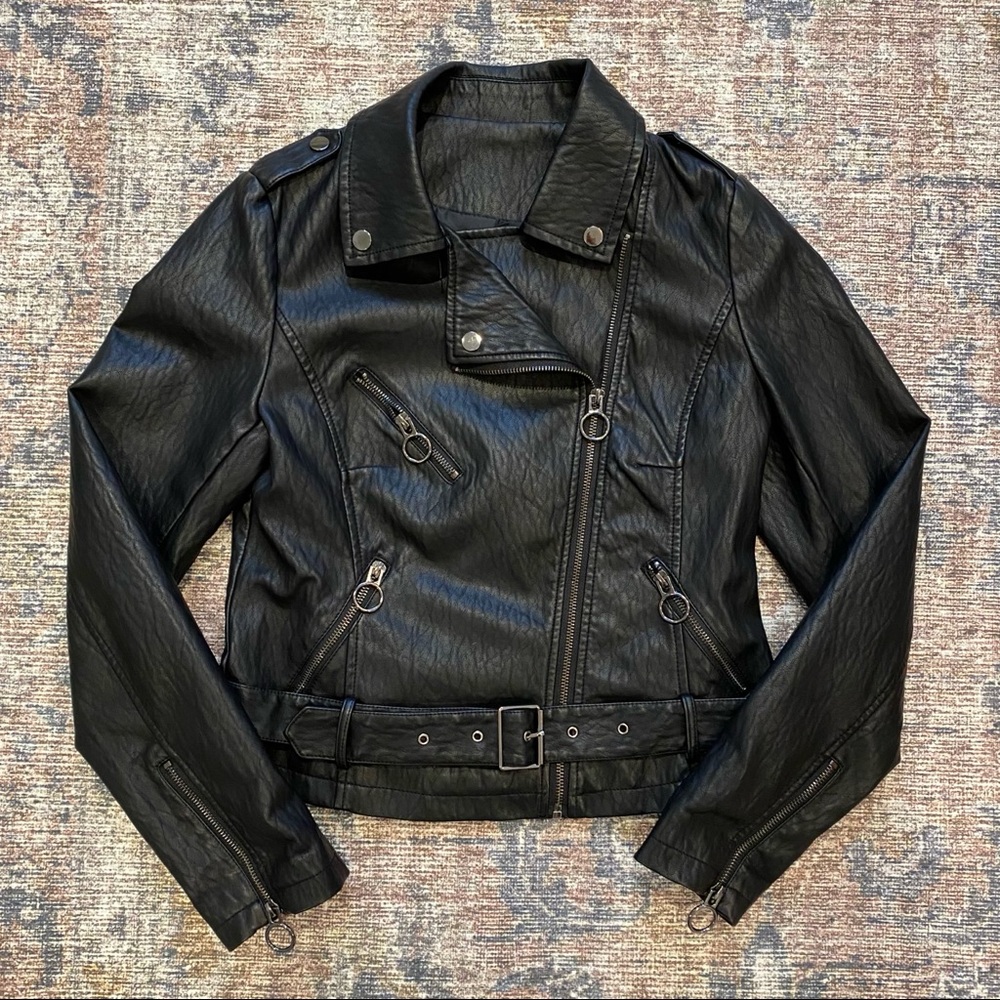 Faux Leather Jacket